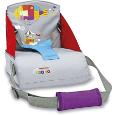 Asalvo Go Anywhere székmagasító Etetőszék - Zeppelin #szürke-piros etetőszék