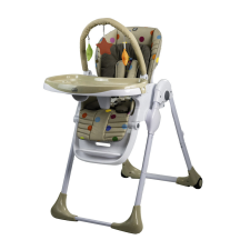 Asalvo Manet etetőszék duplatálcás 6-36 hó kétkerekű, 15 kg-ig etetőszék