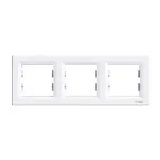  ASFORA Hármas keret, vízszintes, fehér ( Schneider Electric EPH5800321 ) villanyszerelés