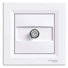  Asfora TV csatlakozóaljzat 1 dB fehér villanyszerelés