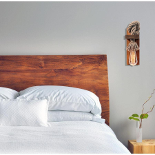 ASIR Indusztriális stílusú fali lámpa, kötéllel, fenyőfa világítás