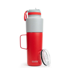 Asobu Twin Pack 900ml Termosz kulacs + bögre - Piros termosz