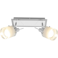  Asola LED-es 2 izzós spotlámpa matt nikkel GU10 izzóval világítás