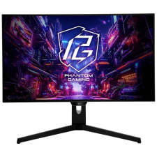 Asrock 27" PGO27QFS 16:9 QHD OLED Gaming Monitor - Fekete monitor
