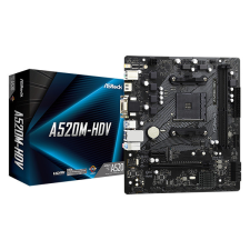 Asrock Alaplap AM4 A520M-HDV AMD A520, mATX alaplap