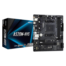 Asrock Alaplap AM4 A520M-HVS AMD A520, mATX alaplap