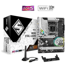 Asrock Alaplap AM5 B650E STEEL LEGEND WIFI AMD B650, ATX alaplap