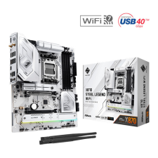 Asrock Alaplap AM5 X870 STEEL LEGEND WIFI AMD X870, ATX alaplap