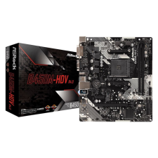 Asrock B450M-HDV R4.0 alaplap (90-MXB9N0-A0UAYZ) alaplap