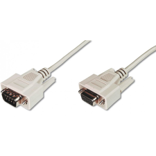 Assmann D-Sub 9-pin soros hosszabbító kábel 2m (AK-610203-020-E) kábel és adapter