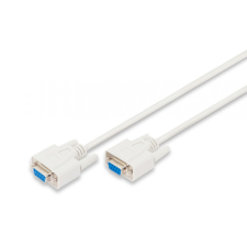  Assmann Datatransfer connection cable, D-Sub9 2m Grey kábel és adapter