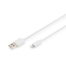 Assmann -DIGITUS Lightning - USB-A adat-/töltőkábel, MFI tanúsítvánnyal - DB-600106-020-W kábel és adapter