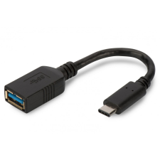 Assmann DIGITUS USB 3.0 Type A anya-> USB 3.0 Type C apa 0,15m OTG adapter kábel és adapter