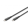 Assmann -DIGITUS USB 4.0 Type-C csatlakozókábel - AK-300343-008-S