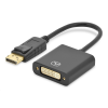 Assmann Display Port -> DVI-I átalakító fekete (AK-340401-001-S) (AK-340401-001-S)