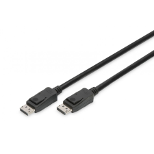 Assmann DisplayPort connection cable, DP 3m Black kábel és adapter