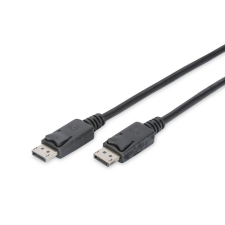 Assmann DisplayPort connection cable with interlock M/M 2m Black kábel és adapter