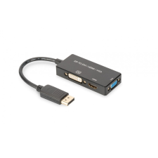 Assmann DisplayPort converter cable, DP - HDMI+DVI+VGA kábel és adapter