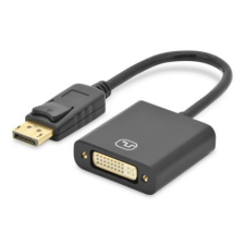 Assmann DisplayPort - DVI-I (Dual Link) Adapter/Converter cable 0,15m Black kábel és adapter