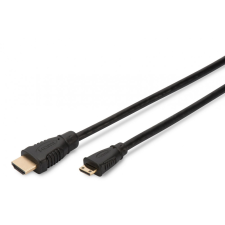 Assmann HDMI High Speed connection cable, type C - type A kábel és adapter