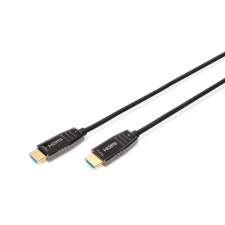 Assmann HDMI v2.1 - HDMI kábel 20m Fekete kábel és adapter