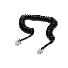 Assmann RJ10 Telefonkábel 2m Black (AK-460101-020-S) kábel és adapter