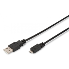 Assmann USB 2.0 connection cable, type A - micro B kábel és adapter