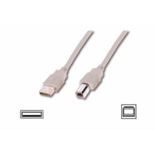Assmann USB 2.0 kábel, A m / B m , 1.8m kábel és adapter