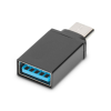 Assmann USB A -> USB C adapter fekete (AK-300506-000-S) (AK-300506-000-S)