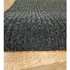 associatedweavers QUATTRO filc futószőnyeg, fekete, bordás, gumi hátoldallal, 100cm lakástextília