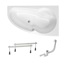  Asszimetrikus kád Laguna Luiza 140x95 cm akrilát jobb SIKOLU1400PAN kád, zuhanykabin