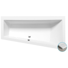  Asszimetrikus kád Polysan ANDRA R SLIM 90x170 cm akrilát jobb 81511S kád, zuhanykabin
