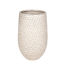  Aster kerámia váza fehér 36x60cm dekoráció