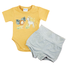 Asti 2 részes rövidnadrágos kisfiú szett szafaris mintával gyerek ruha szett