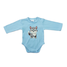 Asti Baba body, hosszú ujjú,Farkas mintával kombidressz, body