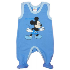 Asti Bébi ujjatlan rugdalozó bolyhos Karcsi királykék Mickey 68 rugdalózó