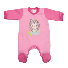 Asti Belül bolyhos hosszú ujjú kislány rugdalózó Sünis mintával rugdalózó