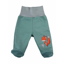 Asti Belül bolyhos pamut kisfiú baba nadrág rókás mintával babanadrág