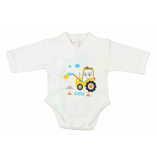 Asti Elöl patentos hosszú ujjú baba body Markoló mintával kombidressz, body