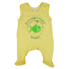 Asti " Én is nagy horgász leszek!" feliratos ujjatlan rugdalózó rugdalózó