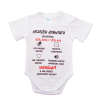 Asti Feliratos rövid ujjú baba body