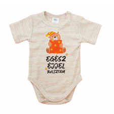 Asti Feliratos rövid ujjú baba body kombidressz, body