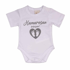 Asti Hamarosan érkezem újszülött baba body, babaváró ajándék kombidressz, body
