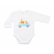 Asti Hosszú ujjú baba body - Autós mintával kombidressz, body
