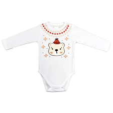 Asti Hosszú ujjú baba body karácsonyi jegesmedve mintával kombidressz, body