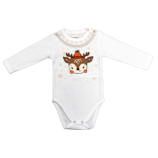 Asti Hosszú ujjú baba body karácsonyi rénszarvas mintával kombidressz, body