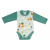 Asti Hosszú ujjú baba body Szafaris mintával