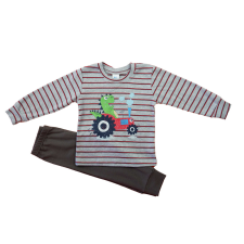 Asti Hosszú ujjú fiú pizsama - Dínós mintával gyerek hálóing, pizsama