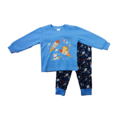 Asti Hosszú ujjú fiú pizsama - Űrhajós mintával