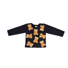 Asti Hosszú ujjú kisfiú póló cuki Macis mintával gyerek atléta, trikó